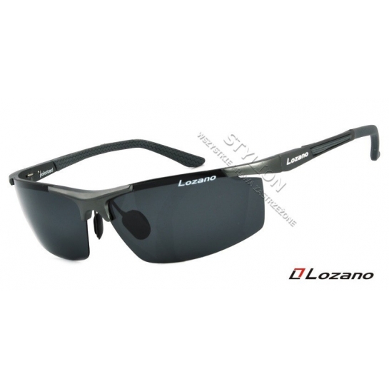 Męskie okulary LOZANO LZ-304C Polaryzacyjne aluminiowo-magnezowe